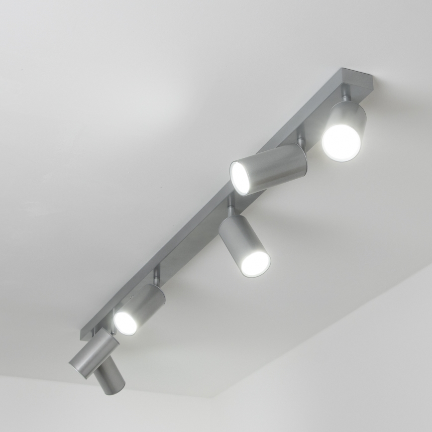 Brilagi - Koupelnové bodové svítidlo SELE 6xGU10/30W/230V IP44 stříbrná