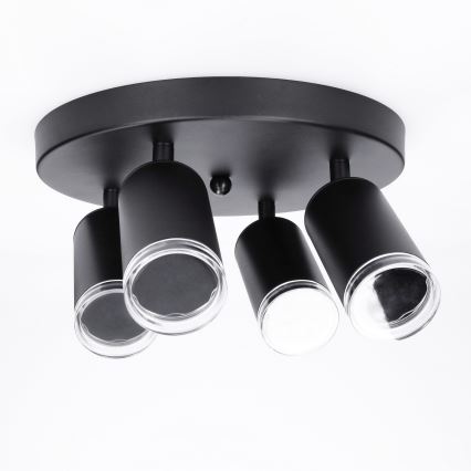 Brilagi - Koupelnové bodové svítidlo SELE AQUA 4xGU10/30W/230V IP44 černá