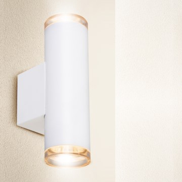 Brilagi - Koupelnové nástěnné bodové svítidlo SELE AQUA 2xGU10/30W/230V IP44 bílá