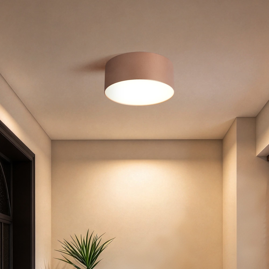 BRILAGI - Koupelnové stropní svítidlo FORIS LED/20W/230V pr. 15 cm bronzová IP44 CRI 90