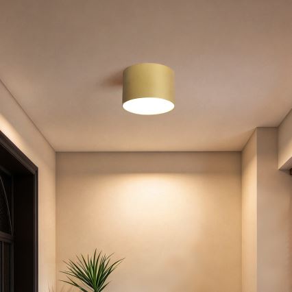 BRILAGI - Koupelnové stropní svítidlo FORIS LED/9W/230V pr. 9 cm zlatá IP44 CRI 90