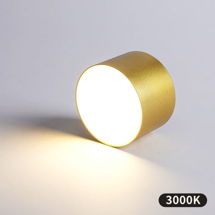 BRILAGI - Koupelnové stropní svítidlo FORIS LED/9W/230V pr. 9 cm zlatá IP44 CRI 90
