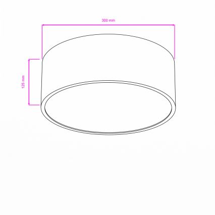 Brilagi - Koupelnové stropní svítidlo POOL 2xE27/15W/230V pr. 30 cm IP54 béžová
