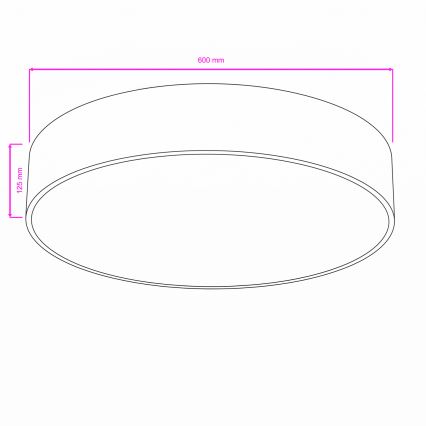 Brilagi - Koupelnové stropní svítidlo POOL 5xE27/15W/230V pr. 60 cm IP54 bílá