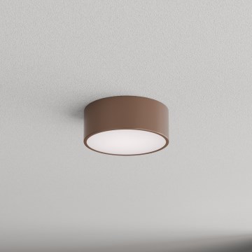 Brilagi - Koupelnové stropní svítidlo se senzorem pohybu a soumraku CLARE 1xE27/24W/230V pr. 20 cm hnědá IP54