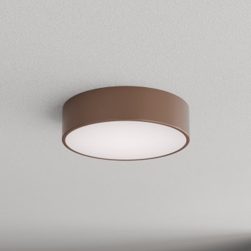 Brilagi - Koupelnové stropní svítidlo se senzorem pohybu a soumraku CLARE 2xE27/24W/230V pr. 30 cm hnědá IP54