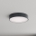 Brilagi - Koupelnové stropní svítidlo se senzorem pohybu a soumraku CLARE 3xE27/24W/230V pr. 40 cm antracit IP54