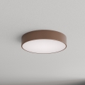 Brilagi - Koupelnové stropní svítidlo se senzorem pohybu a soumraku CLARE 3xE27/24W/230V pr. 40 cm hnědá IP54