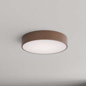 Brilagi - Koupelnové stropní svítidlo se senzorem pohybu a soumraku CLARE 3xE27/24W/230V pr. 40 cm hnědá IP54