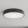 Brilagi - Koupelnové stropní svítidlo se senzorem pohybu a soumraku CLARE 4xE27/24W/230V pr. 50 cm antracit IP54