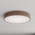 Brilagi - Koupelnové stropní svítidlo se senzorem pohybu a soumraku CLARE 4xE27/24W/230V pr. 50 cm hnědá IP54