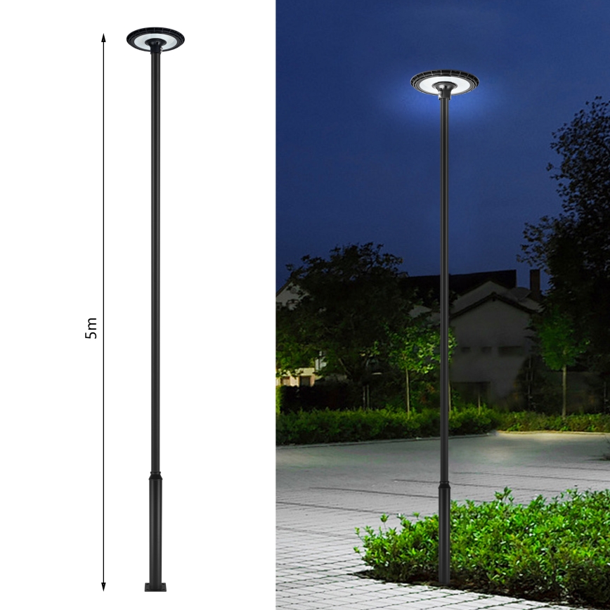 Brilagi - Kovová tyč pro sloup venkovního osvětlení URBAN 5 m stožár pr. 58 mm černá