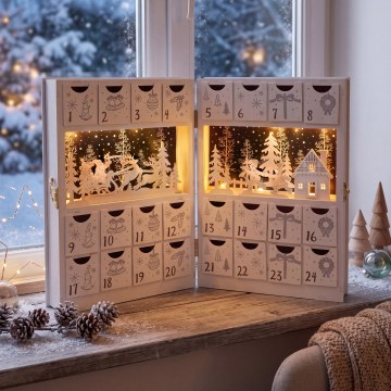 BRILAGI - LED Adventní kalendář LED/2xAA