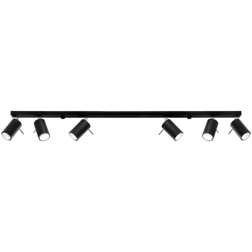 Brilagi -  LED Bodové svítidlo ASMUS 6xGU10/7W/230V černá