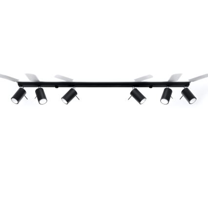 Brilagi -  LED Bodové svítidlo ASMUS 6xGU10/7W/230V černá