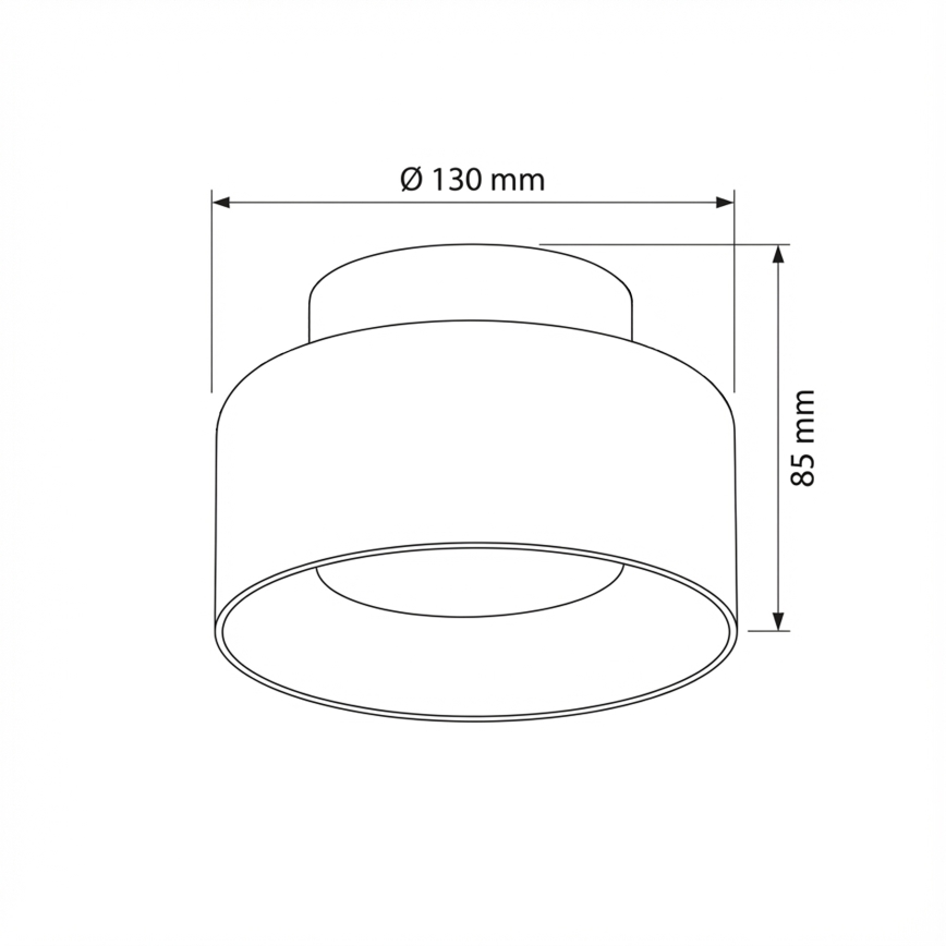 Brilagi - LED Bodové svítidlo AURA LUX 1xGX53/30W/230V pr. 13 cm zlatá