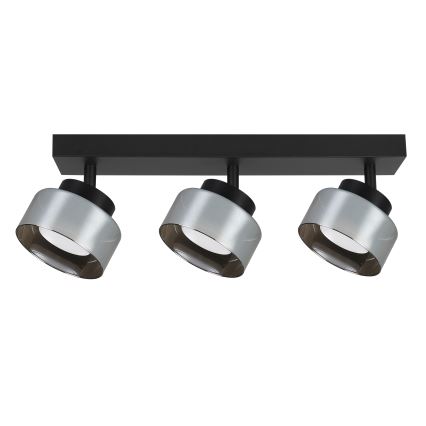 Brilagi - LED Bodové svítidlo AURA LUX 3xGX53/30W/230V černá/kouřová
