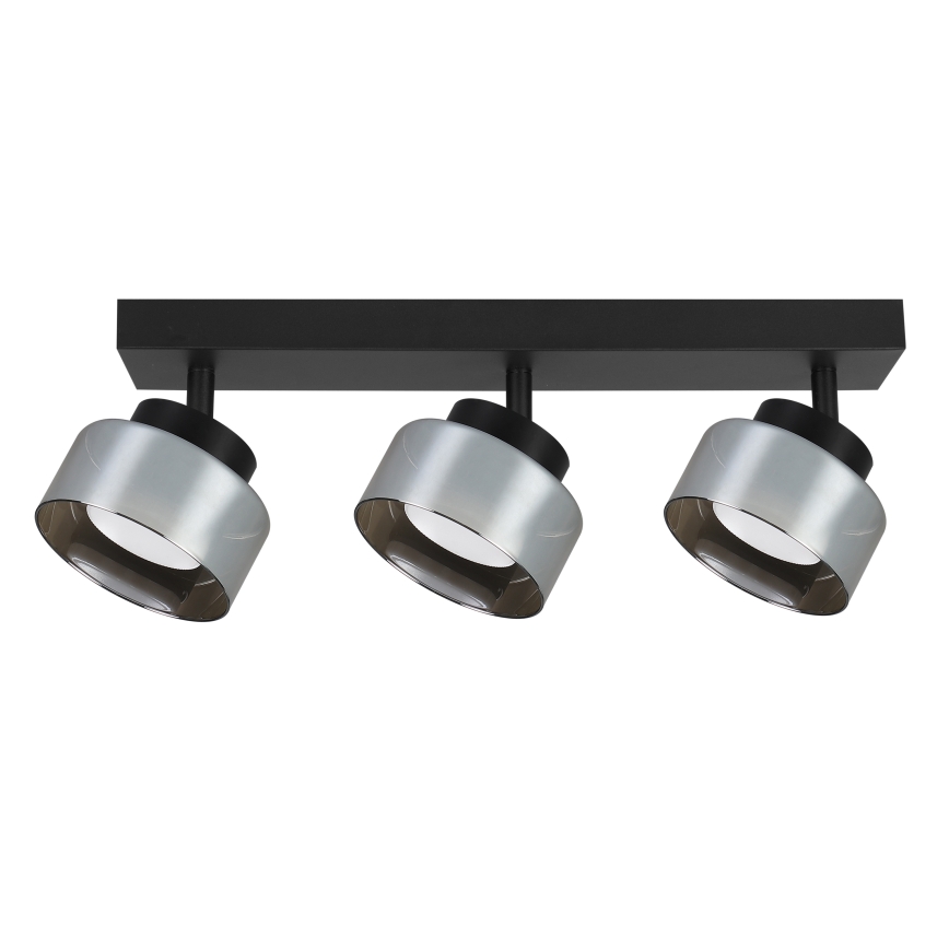 Brilagi - LED Bodové svítidlo AURA LUX 3xGX53/30W/230V černá/kouřová