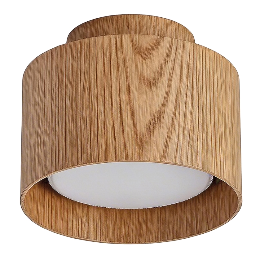 BRILAGI - LED Bodové svítidlo BACKLIT 1xGX53/15W/230V + LED/3W pr. 10 cm dekor dubu
