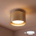 BRILAGI - LED Bodové svítidlo BACKLIT 1xGX53/15W/230V + LED/3W pr. 10 cm zlatá