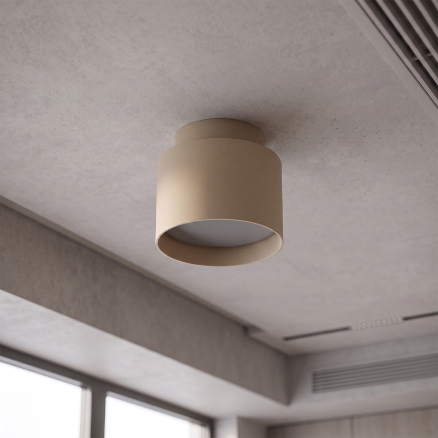 BRILAGI - LED Bodové svítidlo BACKLIT 1xGX53/15W/230V + LED/3W pr. 8 cm béžová