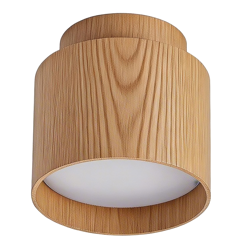 BRILAGI - LED Bodové svítidlo BACKLIT 1xGX53/15W/230V + LED/3W pr. 8 cm dekor dubu