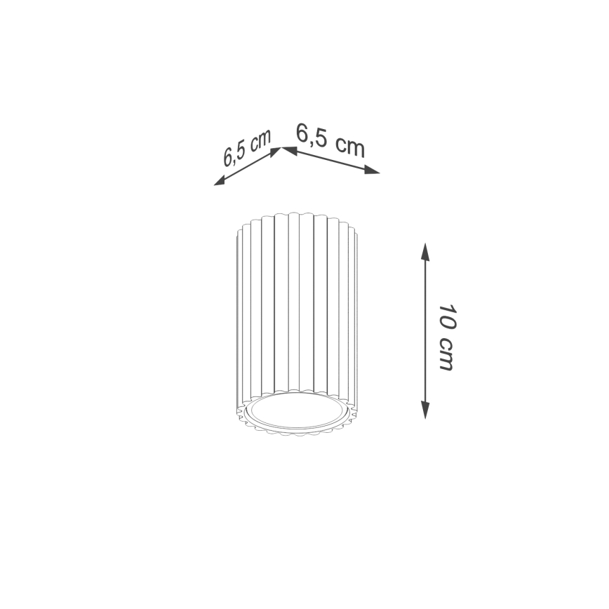 Brilagi - LED Bodové svítidlo CRESTO 1xGU10/10W/230V 10 cm hnědá