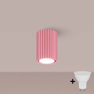 Brilagi - LED Bodové svítidlo CRESTO 1xGU10/10W/230V 10 cm růžová