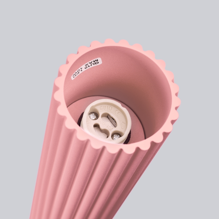 Brilagi - LED Bodové svítidlo CRESTO 1xGU10/10W/230V 10 cm růžová