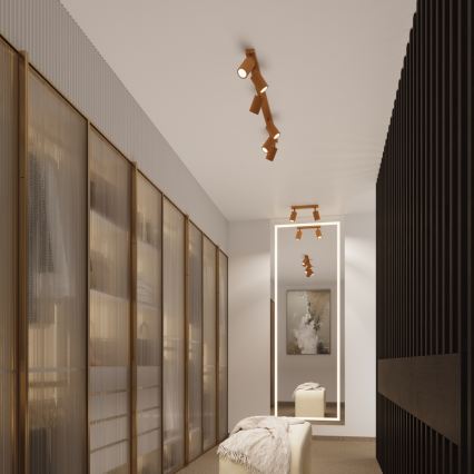 Brilagi - LED Bodové svítidlo CRESTO 1xGU10/10W/230V 20 cm zlatá