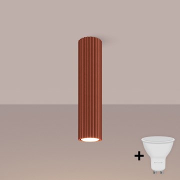 Brilagi - LED Bodové svítidlo CRESTO 1xGU10/10W/230V 30 cm červená