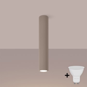 Brilagi - LED Bodové svítidlo CRESTO 1xGU10/10W/230V 40 cm taupe