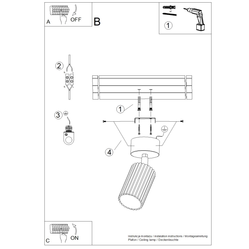 Brilagi - LED Bodové svítidlo CRESTO 1xGU10/10W/230V bílá