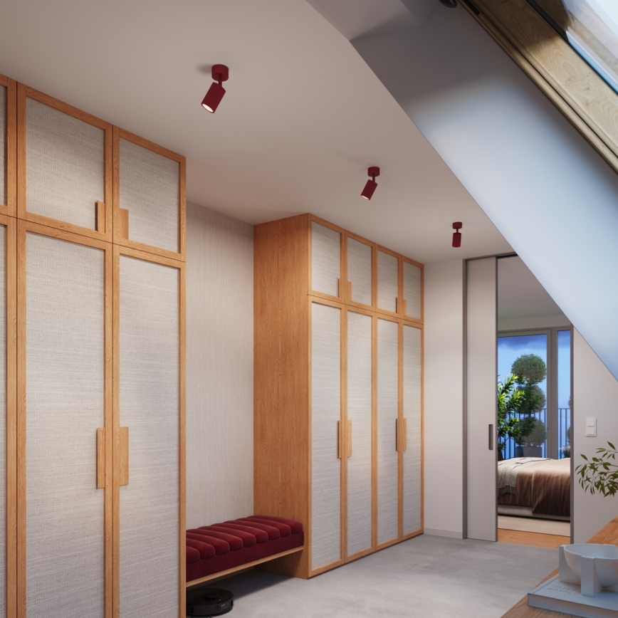 Brilagi - LED Bodové svítidlo CRESTO 1xGU10/10W/230V burgundy