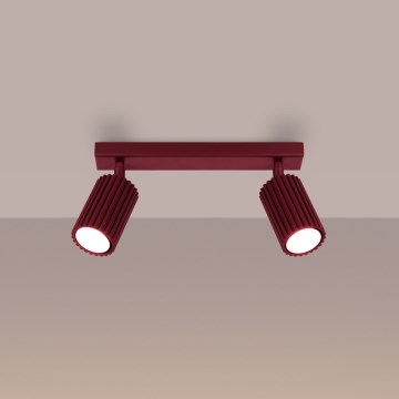 Brilagi - LED Bodové svítidlo CRESTO 2xGU10/10W/230V burgundy