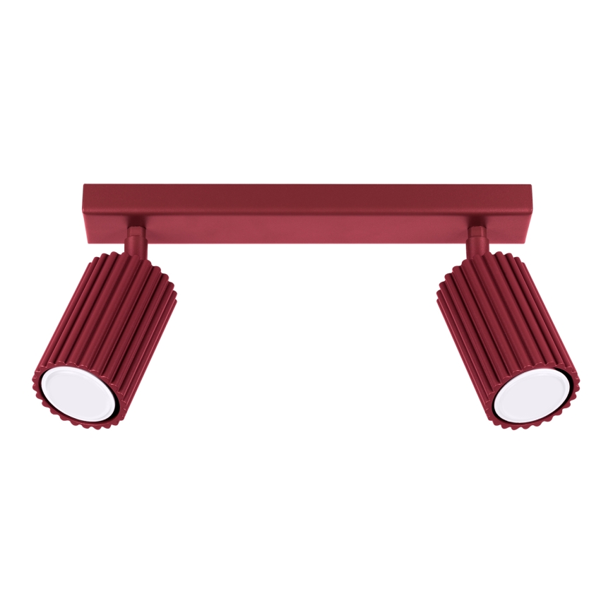 Brilagi - LED Bodové svítidlo CRESTO 2xGU10/10W/230V burgundy