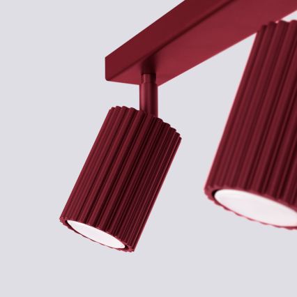 Brilagi - LED Bodové svítidlo CRESTO 2xGU10/10W/230V burgundy