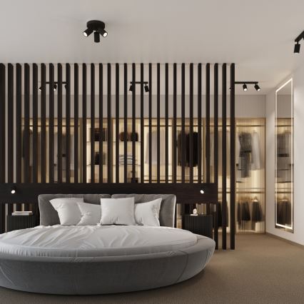 Brilagi - LED Bodové svítidlo CRESTO 2xGU10/10W/230V černá