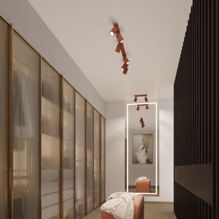 Brilagi - LED Bodové svítidlo CRESTO 2xGU10/10W/230V červená