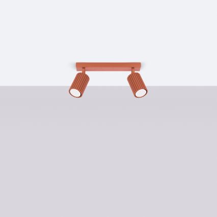 Brilagi - LED Bodové svítidlo CRESTO 2xGU10/10W/230V červená