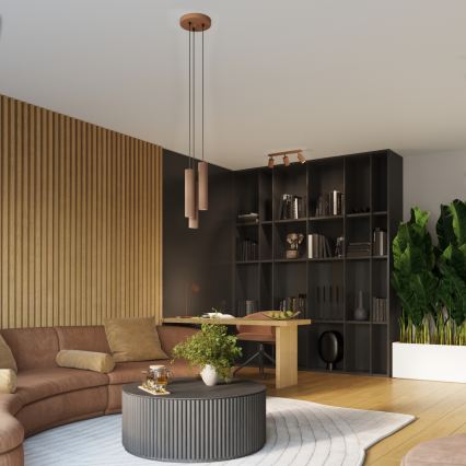 Brilagi - LED Bodové svítidlo CRESTO 2xGU10/10W/230V hnědá