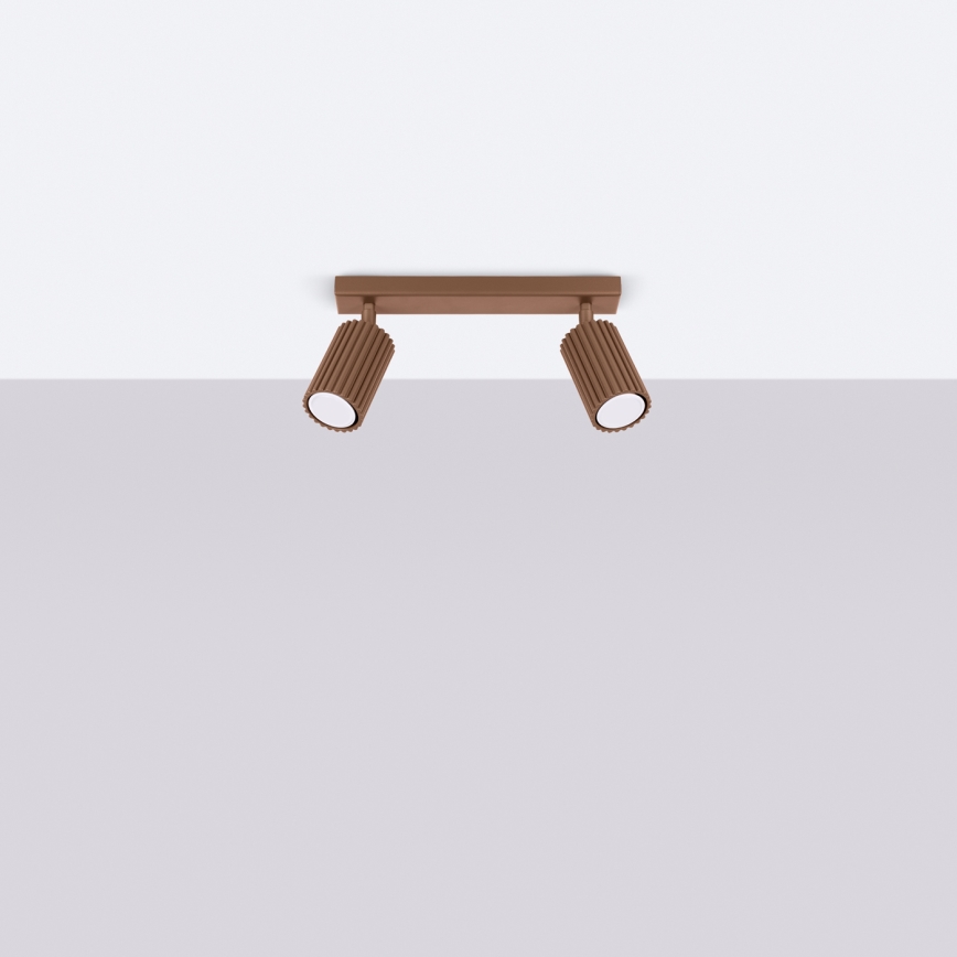 Brilagi - LED Bodové svítidlo CRESTO 2xGU10/10W/230V hnědá