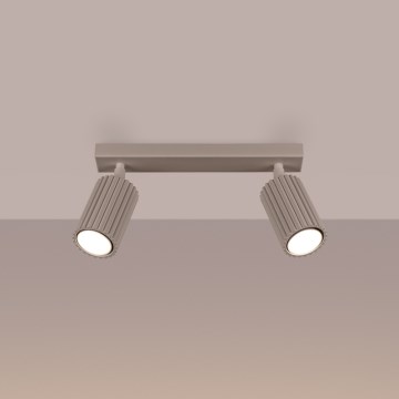 Brilagi - LED Bodové svítidlo CRESTO 2xGU10/10W/230V taupe