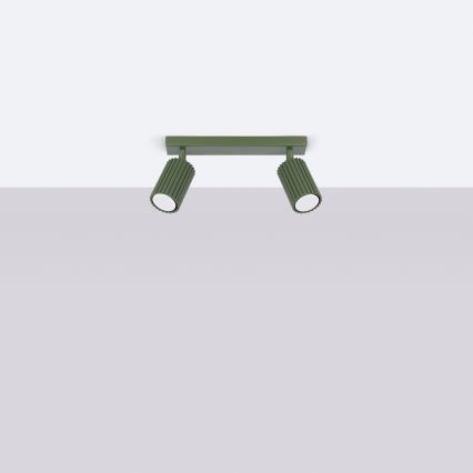 Brilagi - LED Bodové svítidlo CRESTO 2xGU10/10W/230V zelená