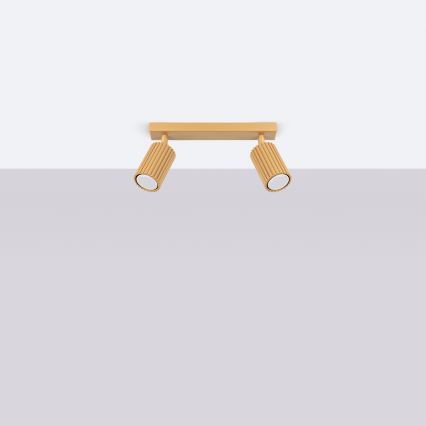 Brilagi - LED Bodové svítidlo CRESTO 2xGU10/10W/230V zlatá