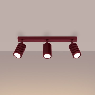 Brilagi - LED Bodové svítidlo CRESTO 3xGU10/10W/230V burgundy