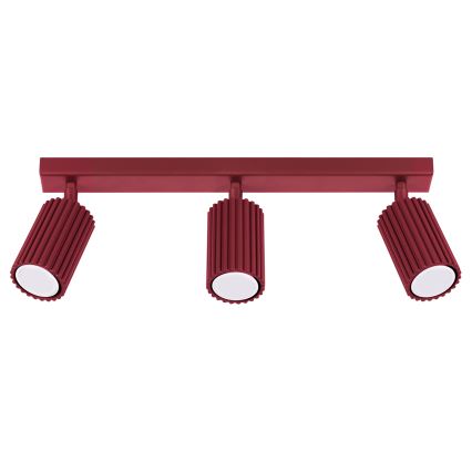 Brilagi - LED Bodové svítidlo CRESTO 3xGU10/10W/230V burgundy