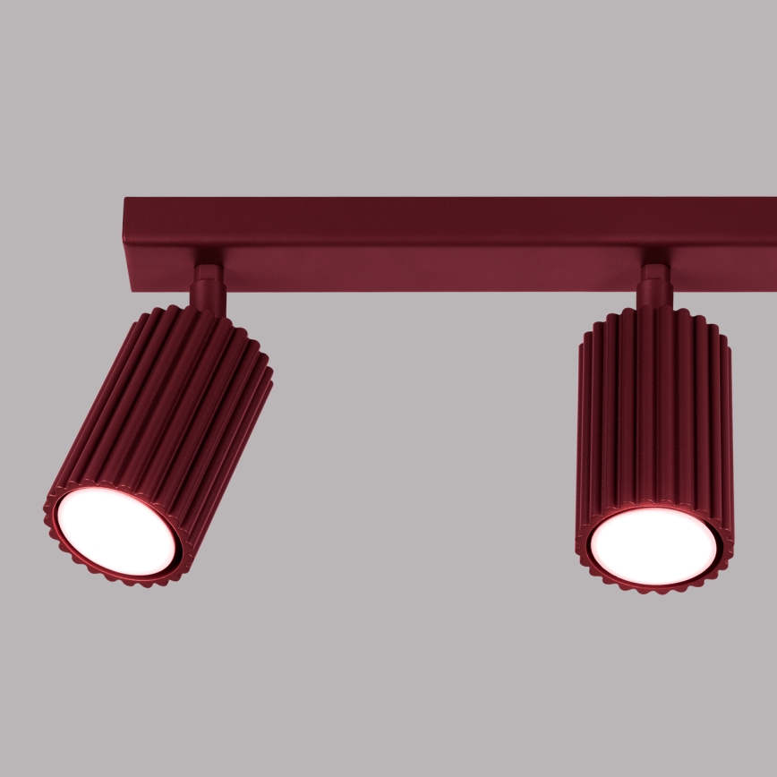 Brilagi - LED Bodové svítidlo CRESTO 3xGU10/10W/230V burgundy