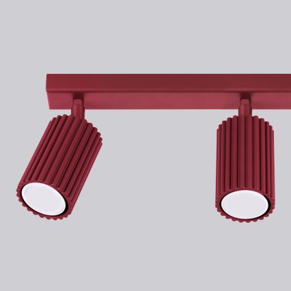 Brilagi - LED Bodové svítidlo CRESTO 3xGU10/10W/230V burgundy