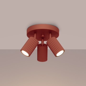 Brilagi - LED Bodové svítidlo CRESTO 3xGU10/10W/230V červená